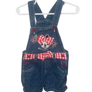 Minnie Denim Shortalls